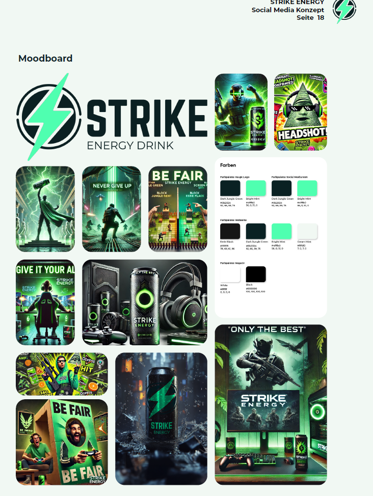 Stirke Energy Social Media Konzept